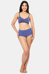 Amante Double Layered Non Wired Full Coverage Super Support Bra - Crown Blue — thumbnail 5